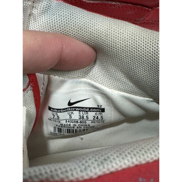 Nike Dunk Sky Hi Print Hidden Wedge Heel Shoes Sz 7.5‎ - Hyper Red - 543258-600 - Picture 8 of 8